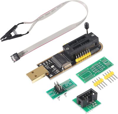 AiTrip SOIC8 SOP8 Test Clip for EEPROM 93CXX / 25CXX / CH341A And 2 Board 