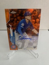 2020  Nico Hoerner TOPPS CHROME ROOKIE AUTO ORANGE REFRACTOR #RA-NH  08/25