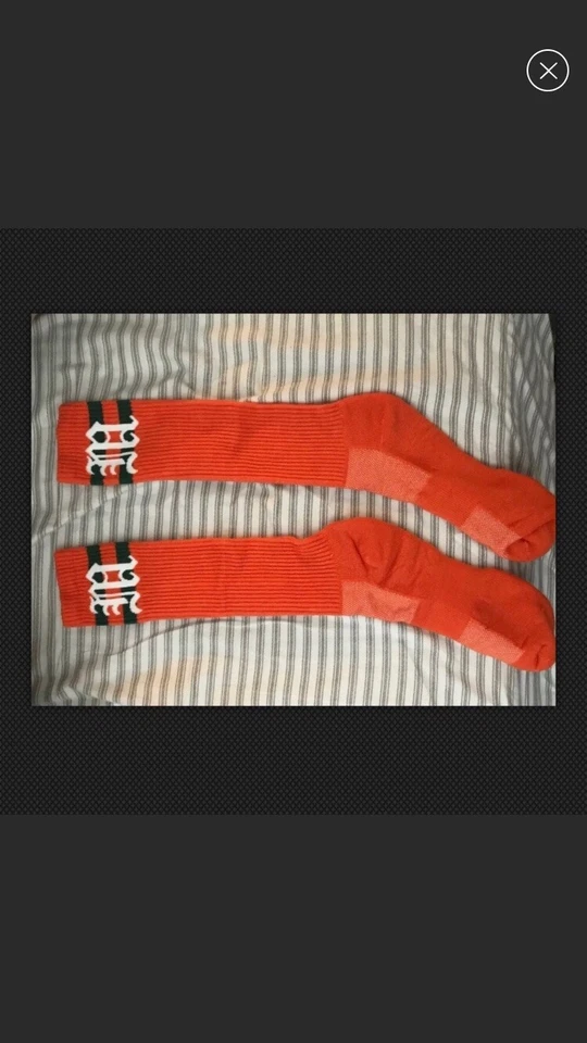 Miami Hurricane橙色袜子 — 第 2/3 张图片