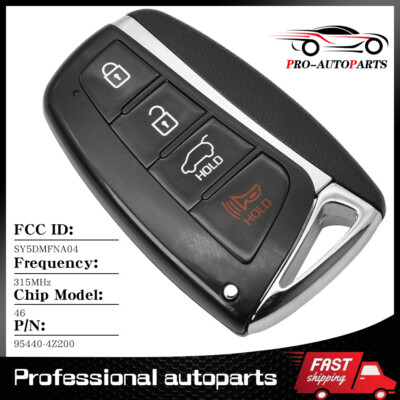 Keyless Remote Key Fob Replacement for Hyundai Santa Fe 2013-2018 95440-4Z200 4B