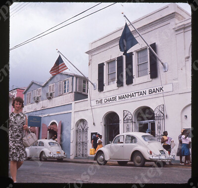 sl71  Original slide 1970's St Thomas Chase Manhattan Bank 271a