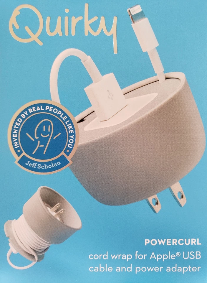 Gray Quirky Powercurl Cord Wrap Mini POP - Image 2 of 3