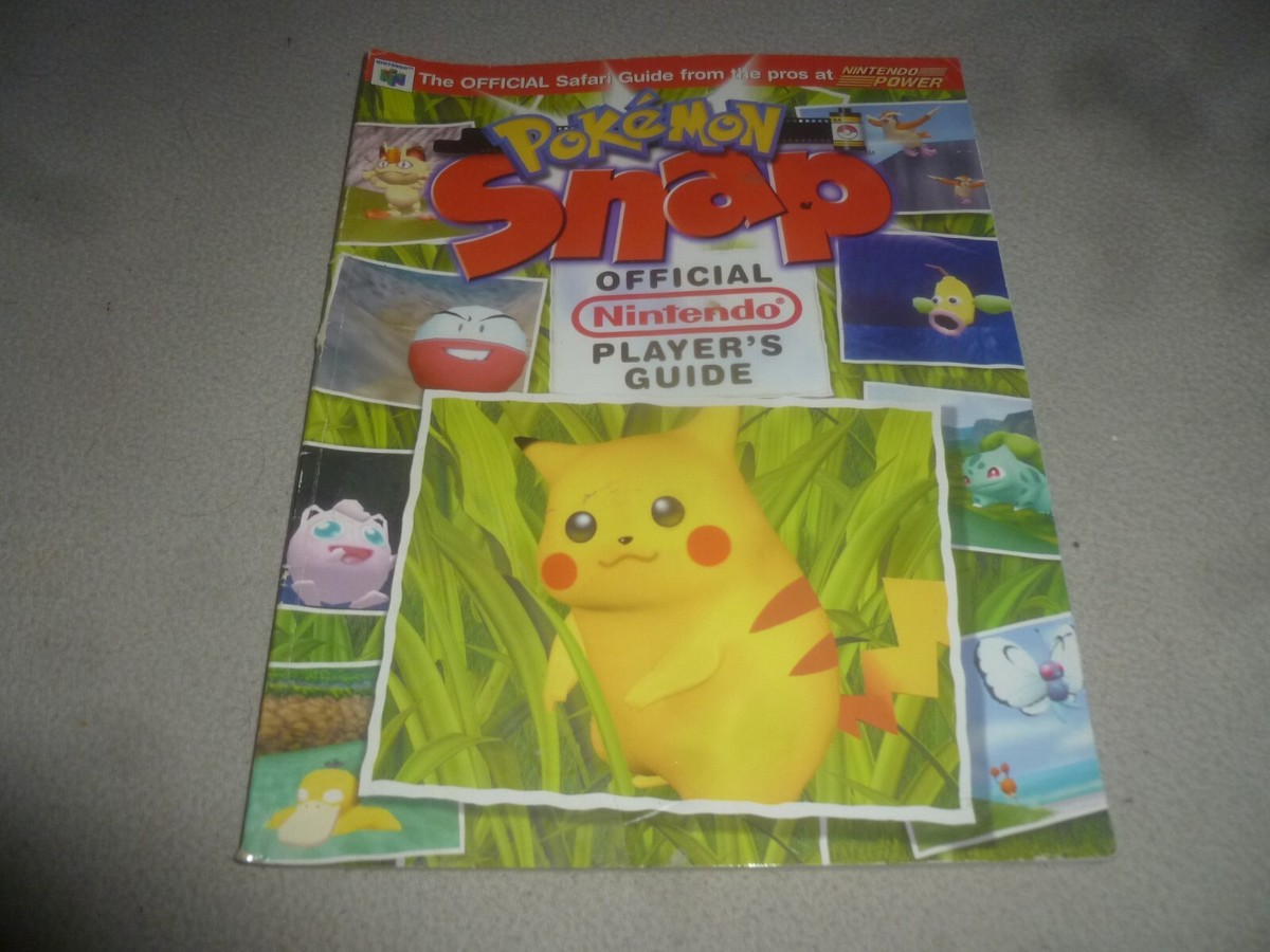 POKEMON SNAP GUIDE OFFICIAL NINTENDO PLAYERS GUIDE POWER N64 1999