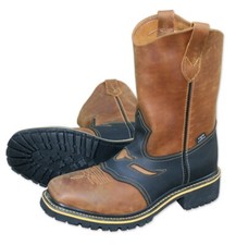 Herren Biker Stiefel Boots Western Cowboy USA Leder Rindsleder Stiefelette Truck