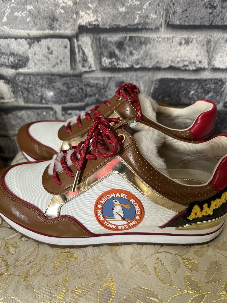 Michael Kors Aspen Collection Maddy Trainers Sneakers /8M Us