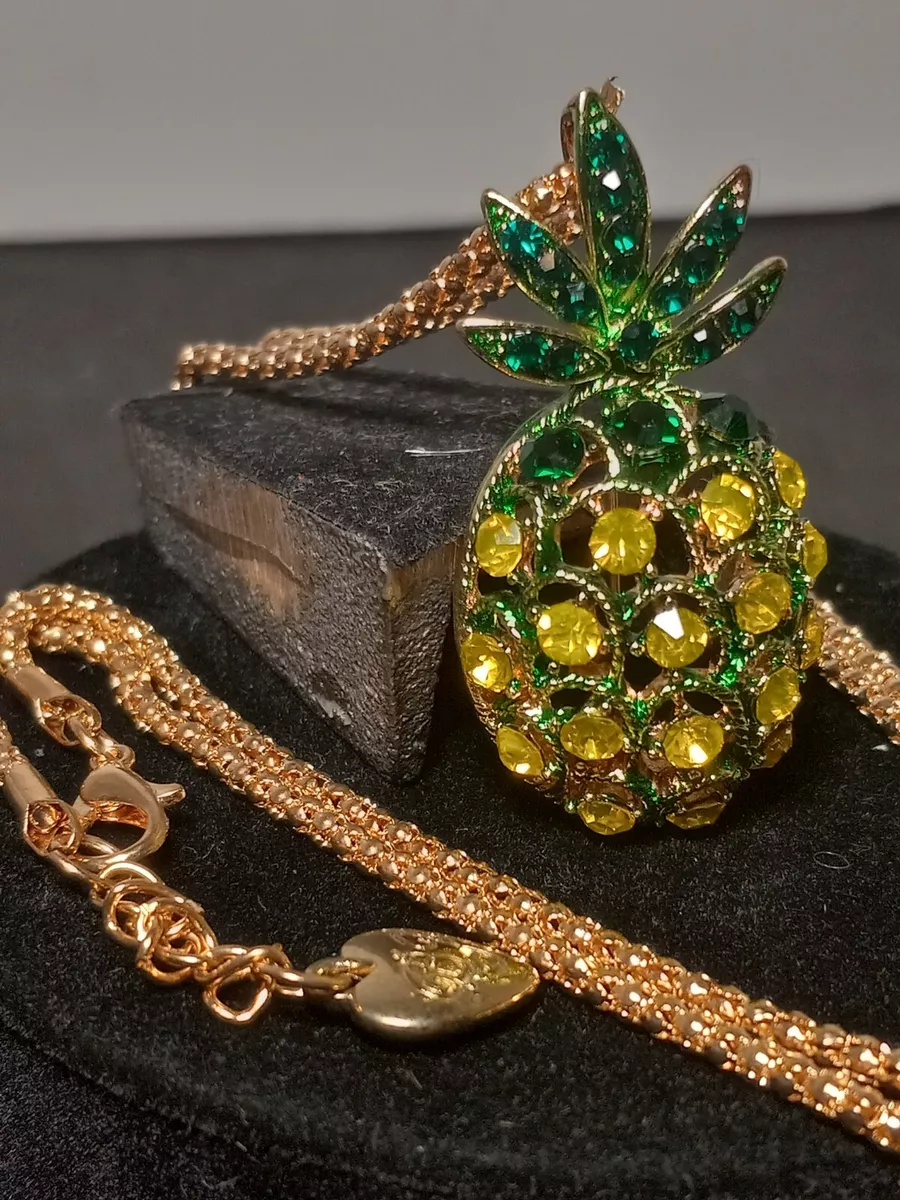 Betsey johnson shop pineapple necklace