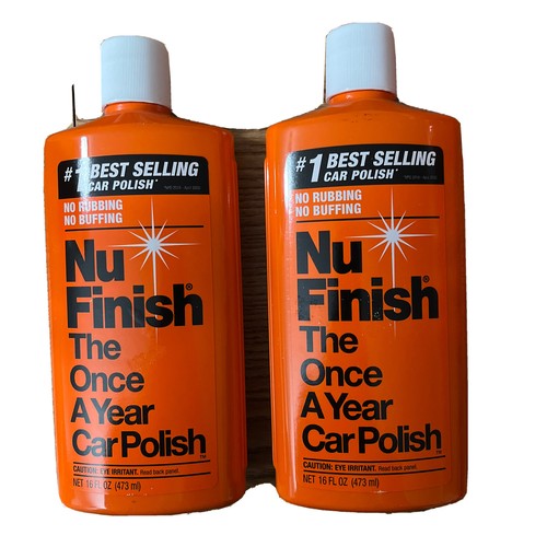 NuFinish NF76 Liquid Once a Year Car Polish 16 oz each 2 Pack eBay