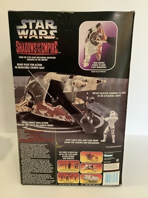 STAR WARS Shadows of the Empire Boba Fett's Slave 1 Ship