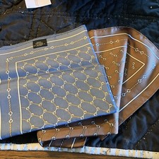 2 silk hankies