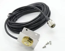 Nmo L Shape Mount Mobile Antenna Bracket Nmo To Pl259 Connector black