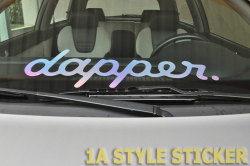 Dapper Aufkleber Oilslick Sticker Hologramm Kfz Sticker Autoscheibe LKW Sticker - Bild 4 von 12