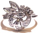 GIA certified 14k white gold .91ct round SI1 G diamond engagement ring 3.7g — photo 10