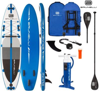 BRUNELLI 10.8 Premium SUP Board Stand Up Paddle Surf-Board aufblasbar Paddel ISU