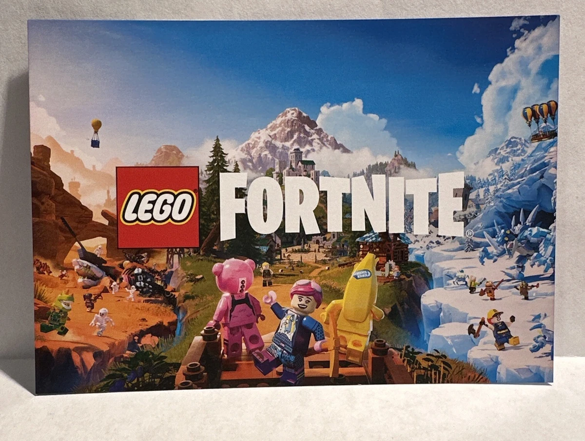 NEW 1x Official LEGO Fortnite Promotional Card stock
