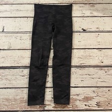 Spanx Shapewear Legging Women Large Gray Camo Look At Me Now Seamless Athleisure