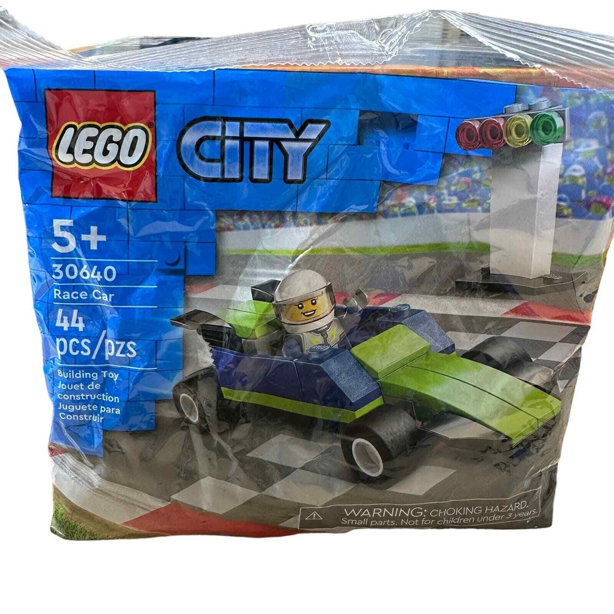 Lego City Race Car 30640 Building Toy 44 Pieces New Sealed Package
