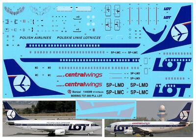 Aircraft Model - Boeing 737-300 CentralWings - Banzai 012022 1/144