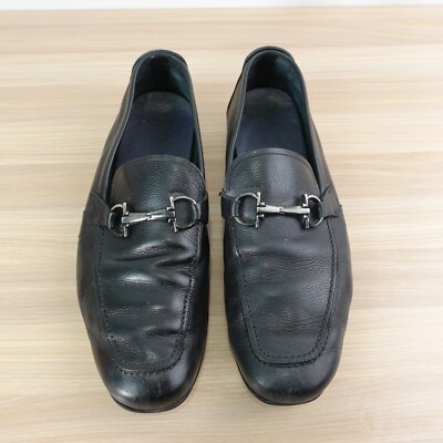 Salvatore Ferragamo Black Leather Gancini horse Bit Loafers 8 Salvatore Ferragamo | Shoes | Salvatore Ferragamo Mens Black  main image 4