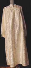 VINTAGE CHARACTER WOMENS SILKY SATIN COTTON POLYESTER NIGHT GOWN PAJAMA ROBE M