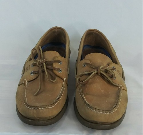 CH08 Moc toe Leather Boat Shoes 