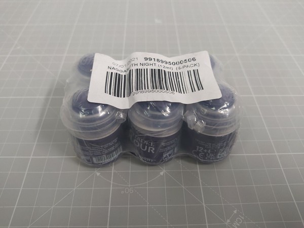 Citadel Base Naggaroth Night 6 X 12Ml/ 17,55€ (100Ml/ 24,37€) (Ur)-image