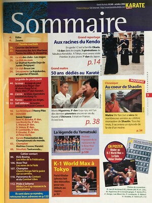 ARTS MATIAUX n°37 - 1998 - MINORU KAWAWADA - NINJA - BRUCE LEE EUR 10,00 - FR