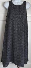 Gap Women's Navy Blue w/ White Dots Tank Swing Dress Small