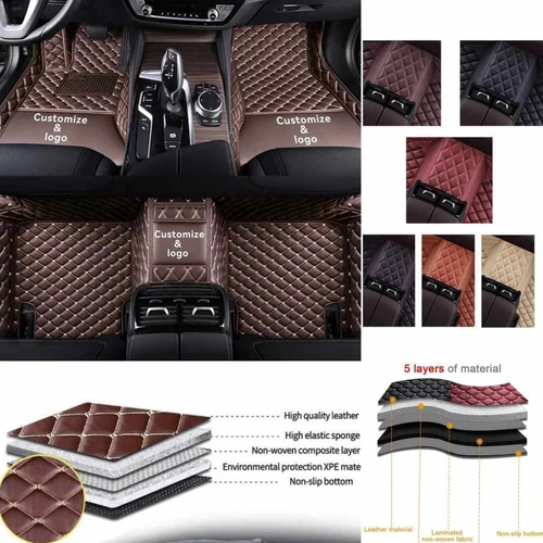 For Toyota Sequoia-Solara-Supra Car Floor Mats Custom Auto Carpets Waterproof - Imagen 39 de 40