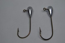 1/8 tube jig heads 2/0 or 3/0 eagle claw hook...