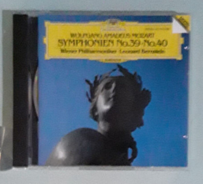 wiener berlin / bernstein  MOZART SYMPHONIEN SYMPONIES NO 39 & 40  CD