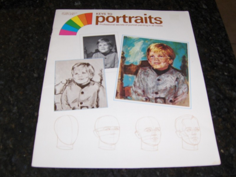 Skylight Studio KEYS TO PORTRAITS Painting Art Book 1972-used