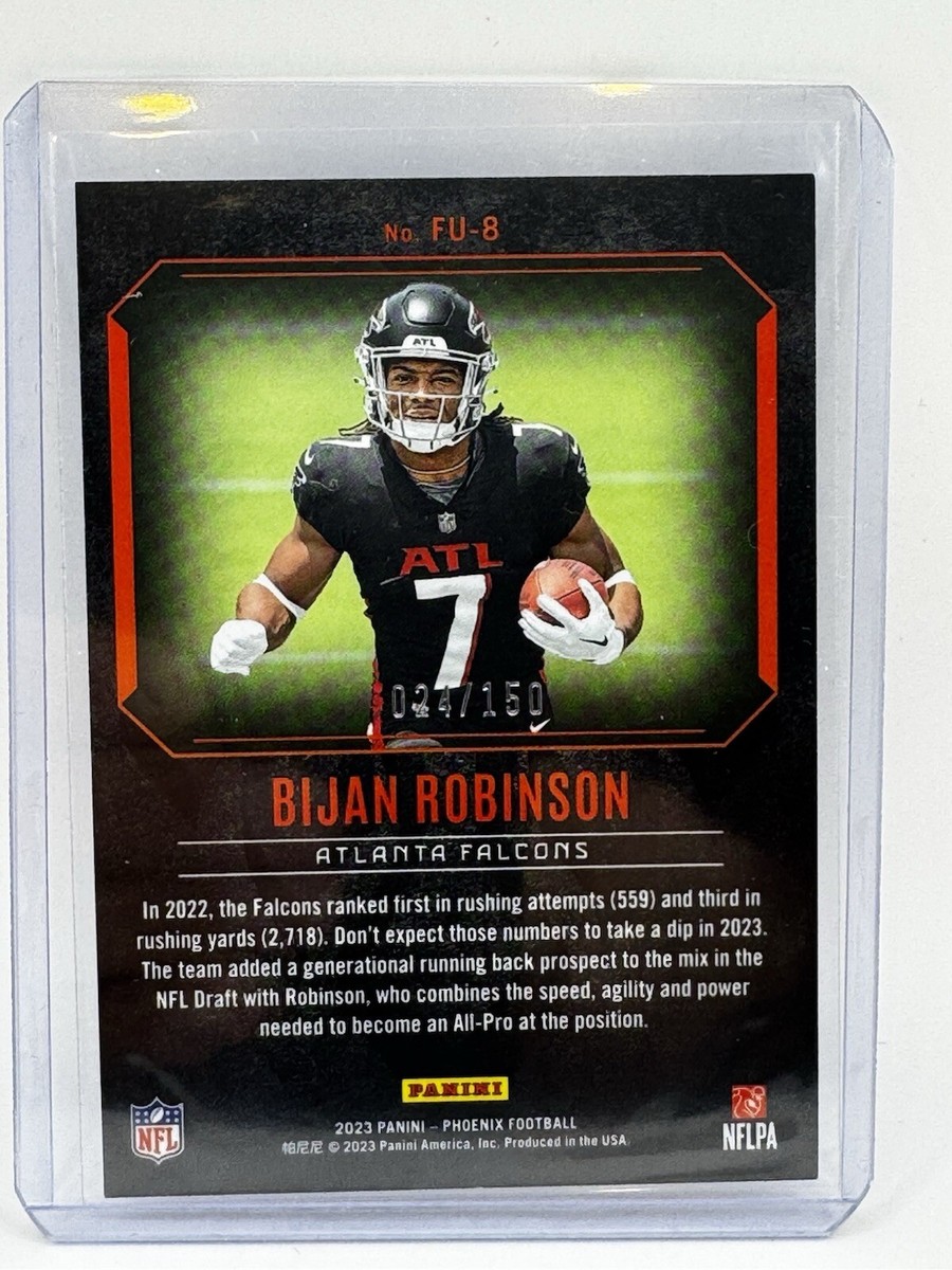2023 Phoenix Bijan Robinson Fired Up Rookie Red Shimmer