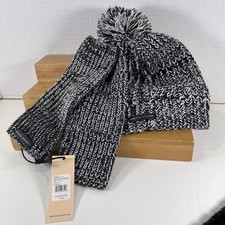 NEW W TAGS Rebecca Minkoff Marled Hat  Arm Warmers Set MSRP 70.00
