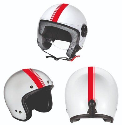 HELMAUFKLEBER HARLEY - STRIP (1 STÜCK) Kit Streifen Flaggen Italien Helm C0066