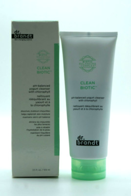 Dr. Brandt Clean Biotic Yogurt Cleanser 3.5 oz pH-Balanced NEW