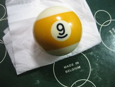 VINTAGE ARAMITH 9 BILLIARDS BALL MADE IN BELGIUM 2 1/4" 6OZ.170GRM