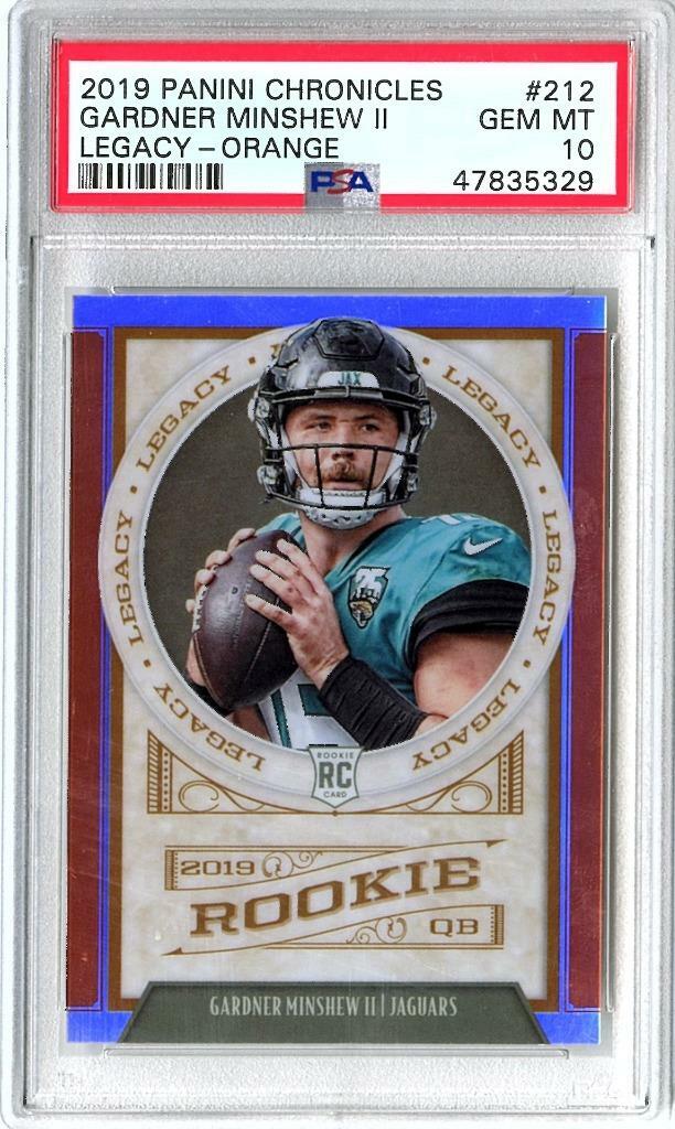 Gardner Minshew II Panini Chronicles Legacy #212 Orange