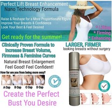 2 Breast Enhancement Serum Larger Fuller Bust Bra Volume Firming Shape Size 50ml