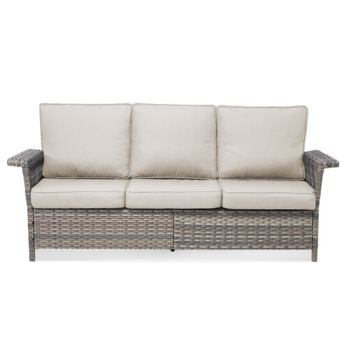 9Pieces Patio Furniture Set Outdoor Sectional Sofas Rattan Wicker Sofa W/ Table - Picture 20 of 42