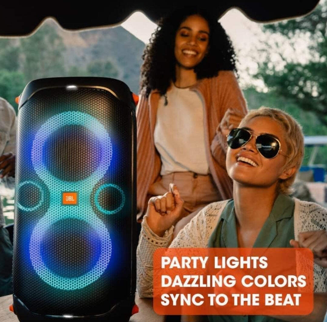 JBL PartyBox 110 - Portable Party Speaker with Built-in Lights
