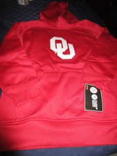 NEW OU OKLAHOMA SOONERS FOOTBALL YOUTH HOODIE HOODED SWEATSHIRT RED SMALL 8