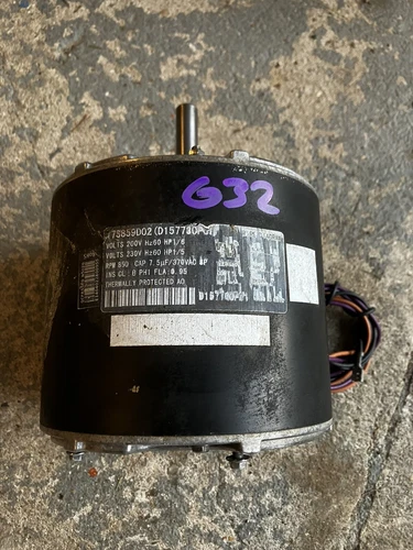 Trane D157730P01 condenser fan motor Y7S859D02. Same Day Shipping