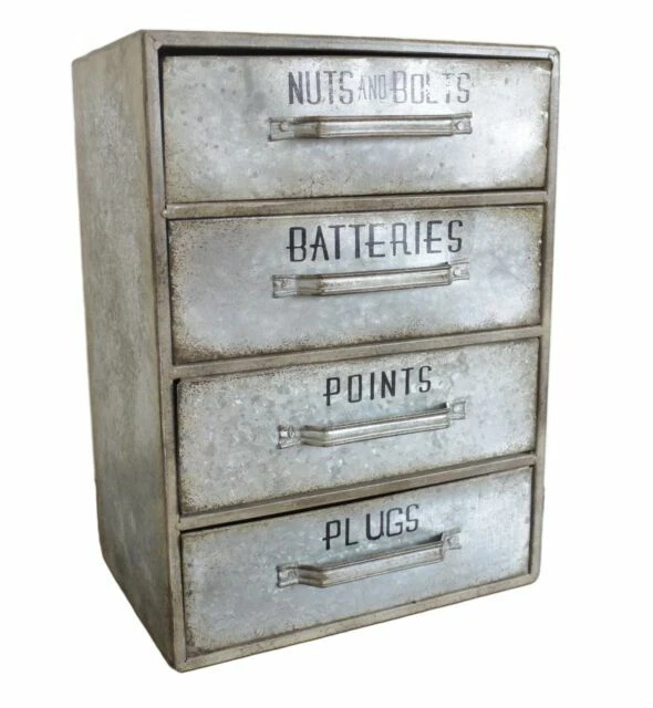 Industrial Metal Chests of Drawers