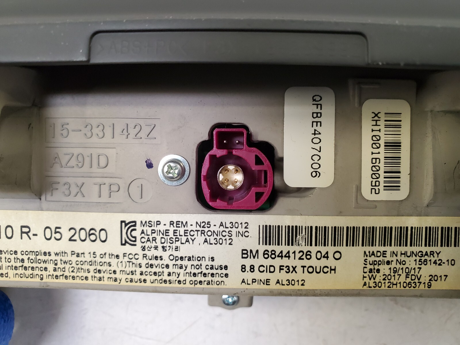 ✅ 18-20 OEM BMW F30 F32 F80 M3 Navigation Display Information Touch Screen NBT