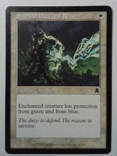 Shield of Duty and Reason *Common* Magic MtG x1 Apocalypse MP