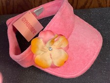 NEW Gymboree Girl's SWIM LINE Sun Visor / Hat  Bow - SIZE 5-6-7 - NEW WITH TAGS