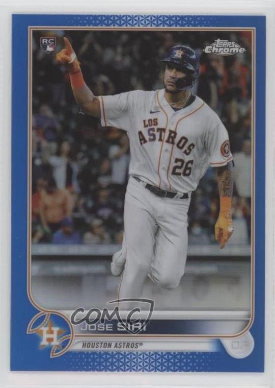 2022 Topps Chrome Blue Refractor 100/150 Jose Siri #204 0h1v