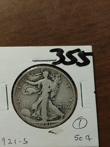 Better 1921-S Walking Liberty Silver Half Dollar VG