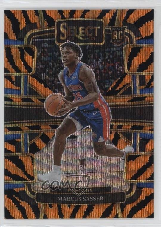 2023-24 Panini Select Concourse Tiger Stripes Prizm Marcus Sasser #70 1kn1