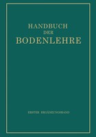 E. Blanck | Handbuch Der Bodenlehre | Taschenbuch | Deutsch | Viii | Springer